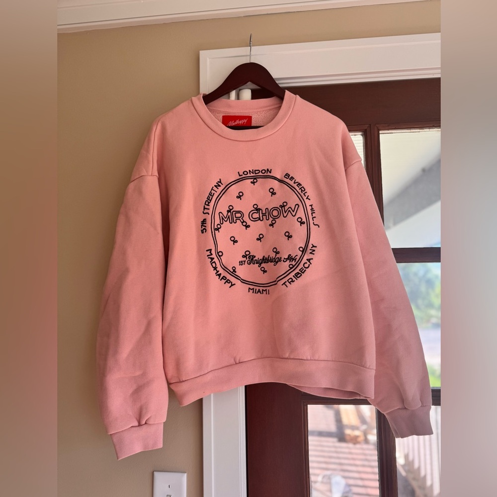 RARE Madhappy x Mr. Chow Sweatshirt & Sweatpants SET Size Medium 100% Cotton - Picture 4 of 11